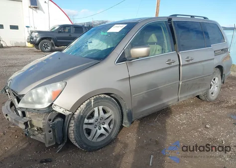 2007 Honda Odyssey Ex-L z USA, uszkodzony, nr VIN 5FNRL38787B444238